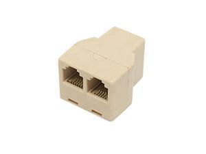 RJ11 Phone Telephone Cable Splitter Coupler 1-to-2 Female-Female RJ11 Phone Telephone Cable Splitter Coupler 1-to-2 Female-Female