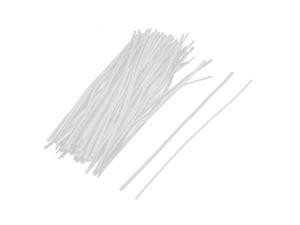 Unique Bargains 100 Pcs White 1.8mm Width 100mm Length Candy Bags Packaging Twist Cable Tie Unique Bargains 100 Pcs White 1.8mm Width 100mm Length Candy Bags Packaging Twist Cable Tie