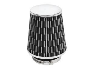 Unique Bargains Unique Bargains 76mm Plastic Hose Clamp Conical Mesh Carbon Fiber Car Air Filter Black Gray Unique Bargains Unique Bargains 76mm Plastic Hose Clamp Conical Mesh Carbon Fiber Car Air Filter Black Gray