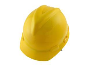 Unique Bargains Protective Yellow Hard Plastic Construction Safety Hat