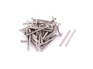 Unique Bargains M3 x 40mm Phillips Head Stainless Steel Countersunk Bolts Screws Fasteners 50pcs Unique Bargains M3 x 40mm Phillips Head Stainless Steel Countersunk Bolts Screws Fasteners 50pcs