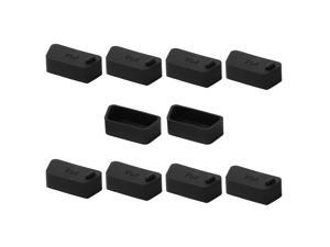 PC Video Graphics Card VGA D-Sub Serial Port Plug Dust Cover Protector Black PC Video Graphics Card VGA D-Sub Serial Port Plug Dust Cover Protector Black