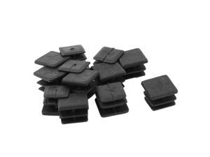 15mm x 15mm Plastic Square Caps Tube Pipe Inserts End Blanking 12 Pcs