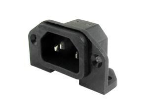 3P AC 250V 10A IEC 320 C14 Plug Panel Mount Power Inlet Socket Adapter 3P AC 250V 10A IEC 320 C14 Plug Panel Mount Power Inlet Socket Adapter
