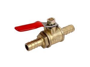Unique Bargains 8mm 5/16" Hose Barb OD Inline Brass Ball Valve for Water Oil Air Gas Fuel Line Shutoff Unique Bargains 8mm 5/16" Hose Barb OD Inline Brass Ball Valve for Water Oil Air Gas Fuel Line Shutoff
