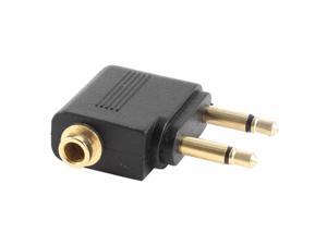 Global Bargains Audio 3.5mm Female to Dual 3.5mm Mono Male F/M Splitter Airplane Adapter Global Bargains Audio 3.5mm Female to Dual 3.5mm Mono Male F/M Splitter Airplane Adapter