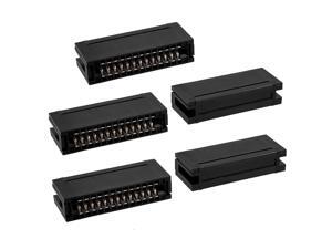 Unique Bargains 5 Pcs 26 Pin 2.54mm Pitch IDC Type Card Edge Slot Connector Black Unique Bargains 5 Pcs 26 Pin 2.54mm Pitch IDC Type Card Edge Slot Connector Black