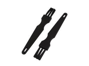 PC Keyboard Fan Blade Black Plastic Cleaning Dust Dirt Brush 2pcs PC Keyboard Fan Blade Black Plastic Cleaning Dust Dirt Brush 2pcs
