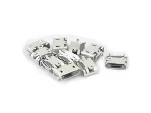 10Pcs Type B Micro USB 5 Pin Female Jack Port Socket Connector Adapter for Phone 10Pcs Type B Micro USB 5 Pin Female Jack Port Socket Connector Adapter for Phone