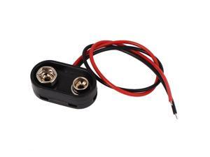 9 Volt Battery Hard Shell Buckle Clip Holder Connector Lead Wire Cord 15cm Long 9 Volt Battery Hard Shell Buckle Clip Holder Connector Lead Wire Cord 15cm Long