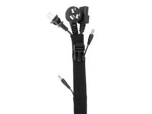 4pcs Neoprene Cable Management Sleeves Cord with Zipper Buckle 50cm Length 4pcs Neoprene Cable Management Sleeves Cord with Zipper Buckle 50cm Length