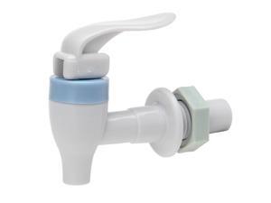 Global Bargains Water Dispenser Spare Part Blue Push Handle White Plastic Faucet Global Bargains Water Dispenser Spare Part Blue Push Handle White Plastic Faucet