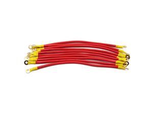 10Pcs 27cm Length Universal Car Battery Inverter Wire Power Transfer Cable Red 10Pcs 27cm Length Universal Car Battery Inverter Wire Power Transfer Cable Red