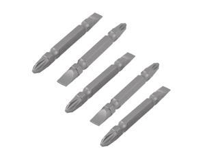 5 Pcs JANPAN S2 Magnetic Phillips-Slotted Electric Screwdriver Bits Hex Head