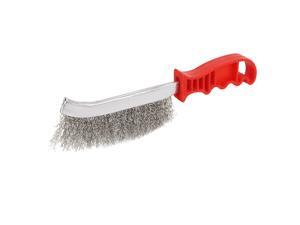 5-inch Area Brush Length Plastic Handle Stainless Steel Scratch Wire Brush 2pcs
