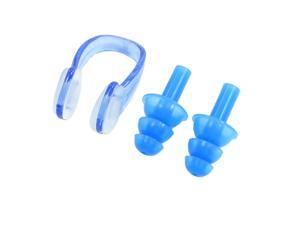 Swim Sports Waterproof Gear Swimming Nose Clip + Ear Plugs Combo Set For Men Women Swim Sports Waterproof Gear Swimming Nose Clip + Ear Plugs Combo Set For Men Women