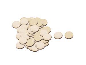 Wooden Slices Round Shape DIY Gift Craft Decor Accessories Beige 20mm Dia 100pcs Wooden Slices Round Shape DIY Gift Craft Decor Accessories Beige 20mm Dia 100pcs