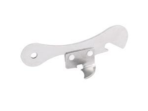Home Kitchen Metal Handheld Can Beer Bottle Opener Cap Lifter Silver Tone