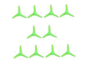 10PCS Plastic 3 Vanes RC Airplane Prop Propeller Paddle 3-inch Green