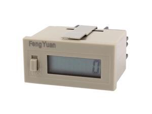 DIN Mounted 0 - 999999 Counting Range LCD Display Accumulator Counter DIN Mounted 0 - 999999 Counting Range LCD Display Accumulator Counter