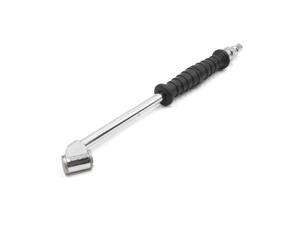 Metal Car Vehicle Air Tyre Tire Double Head Valve Rubber Handle Inflator Hose