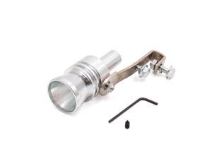 XL Turbo Sound Whistle Muffler Exhaust Pipe Whistler for Car Vehicle Silver Tone XL Turbo Sound Whistle Muffler Exhaust Pipe Whistler for Car Vehicle Silver Tone