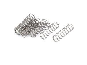 0.5mmx3mmx45mm 304 Stainless Steel Compression Springs 10pcs