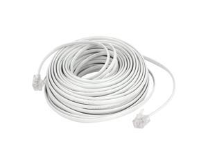 15Mm 50Ft Long RJ11 6P2C Male to Male Plug Telephone Phone Connector Cable Lead 15Mm 50Ft Long RJ11 6P2C Male to Male Plug Telephone Phone Connector Cable Lead