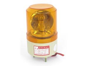 AC 110V Buzzer Sound Rotating Industrial Signal Warning Lamp Orange AC 110V Buzzer Sound Rotating Industrial Signal Warning Lamp Orange