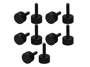 Computer PC Graphics Card Knurled Head Thumb Screws Black M3x12mm 10pcs Computer PC Graphics Card Knurled Head Thumb Screws Black M3x12mm 10pcs
