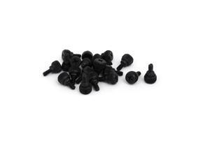 PC Computer Case Metal Thumbscrews Thumb Screws Black 20pcs PC Computer Case Metal Thumbscrews Thumb Screws Black 20pcs