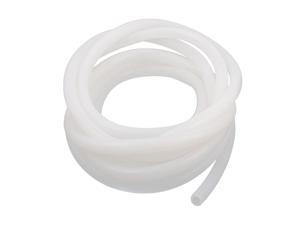 8mm x 12mm Food Grade Beige Silicone Tube Water Air Pump Hose Pipe 5M