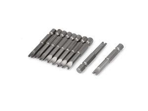 10 Pcs Magnetic 6.3mm Shank U Shaped Screwdriver Bits 50mm Long 10 Pcs Magnetic 6.3mm Shank U Shaped Screwdriver Bits 50mm Long