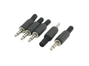Global Bargains 5 Pcs 4 Conductor 3.5mm Male Plug Audio Phono Earphone Cable Connector Global Bargains 5 Pcs 4 Conductor 3.5mm Male Plug Audio Phono Earphone Cable Connector