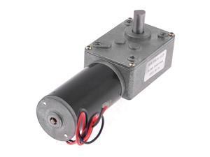 1x DC12V 5RPM Single Shaft Size 8mmx14mm Reductor DC Worm Geared Box Motor 634 