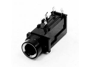 Audio Stereo PCB Mounting Connector 6.5mm Socket 4 Pin Audio Stereo PCB Mounting Connector 6.5mm Socket 4 Pin