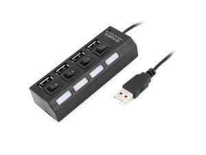 Unique Bargains USB Connector LED 4 Port USB2.0 Hub Expander Adapter for Computer Unique Bargains USB Connector LED 4 Port USB2.0 Hub Expander Adapter for Computer