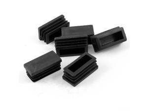 Unique Bargains 6 Pcs Antislip Plastic Rectangle 20mm x 40mm Chair Foot Cover Table Furniture Leg Protector Balck Unique Bargains 6 Pcs Antislip Plastic Rectangle 20mm x 40mm Chair Foot Cover Table Furniture Leg Protector Balck