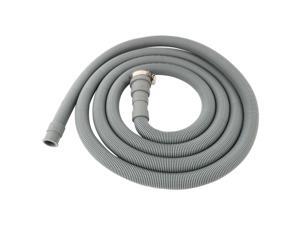 9.8Ft Pipe Connector Washing Machine Drain Discharge Hose Gray 9.8Ft Pipe Connector Washing Machine Drain Discharge Hose Gray