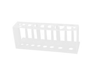 Clear Plastic 11 Sockets Laboratory Test Tube Holder Stand Clear Plastic 11 Sockets Laboratory Test Tube Holder Stand