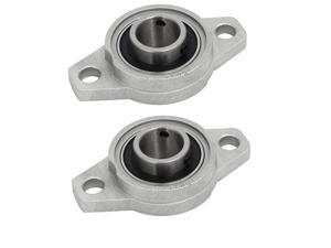 FL001 12mm Self Aligning Two Bolts Mount Flanged Ball Bearings 
