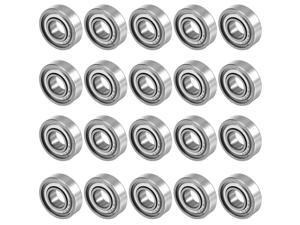 Unique Bargains 697ZZ 7mmx17mmx5mm Double Shielded Miniature Deep Groove Ball Bearing 20pcs Unique Bargains 697ZZ 7mmx17mmx5mm Double Shielded Miniature Deep Groove Ball Bearing 20pcs