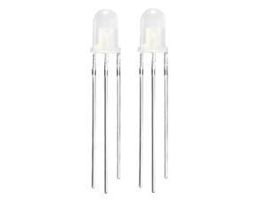 10x 3mm Ultra Bright Clear LED Diode 3.4v Green Light Emitting Diode 25° 