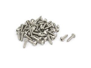 M2.9x6.5mm 304 Stainless Steel Square Type Pan Head Self Tapping Screw 30pcs 