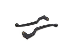 2Pcs Black Aluminum Alloy Motorcycle Left Brake Clutch Handle Lever for GN 2Pcs Black Aluminum Alloy Motorcycle Left Brake Clutch Handle Lever for GN
