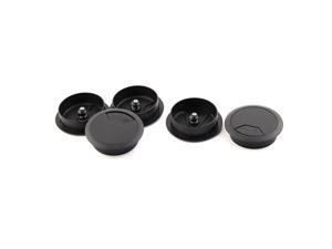 Computer Desk Plastic Grommet Cable Tidy Wire Hole Cover 52mm Mounting Dia 5pcs Computer Desk Plastic Grommet Cable Tidy Wire Hole Cover 52mm Mounting Dia 5pcs