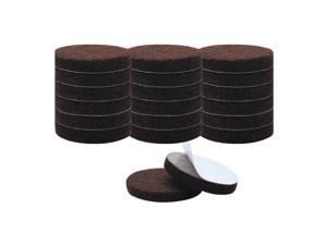 8, 1 5/8" 43mm - Round Self-Adhesive Furniture Protector Felt Pads 