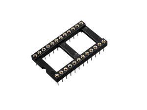 2pcs 2.54mm Pitch Dual Row DIP IC Socket Adaptor Solder Type 24 Round Pin 15.24mm Row Pitch 2pcs 2.54mm Pitch Dual Row DIP IC Socket Adaptor Solder Type 24 Round Pin 15.24mm Row Pitch
