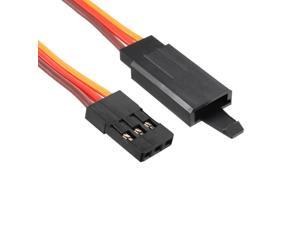 5Pcs 35 Inches 900mm 3-pin Servo Extension Cable Wire Male to Female for RC Futaba JR Servo Lock Type Parallel Cable