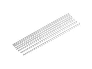 Non-slip Design Stainless Steel Chop Sticks Chopsticks Silver Tone 4 Pairs for Home Essential